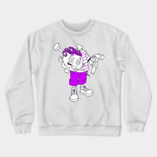 Mr. Sinmo (Julia style) purple Crewneck Sweatshirt